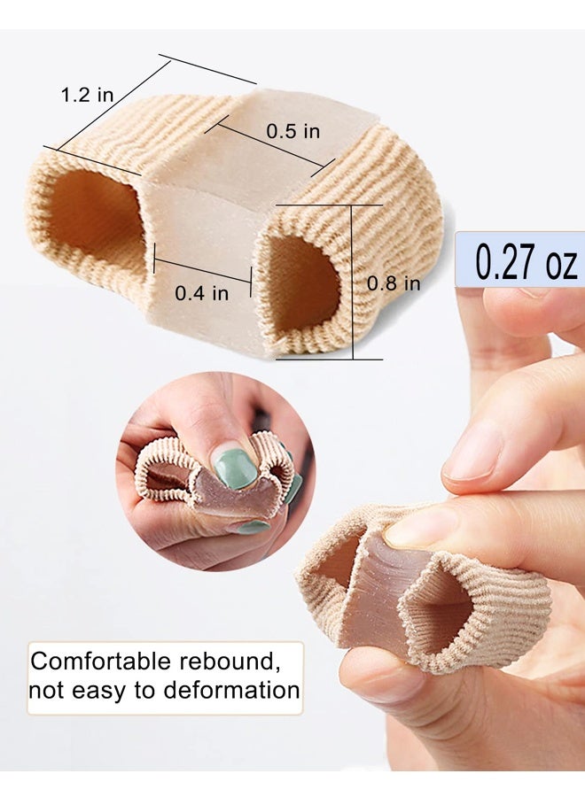 4 Pack Bunion Toe Separators for Overlapping Toes Women Men, Gel Toe Spacers Bunion Corrector - Image 3
